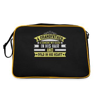 Grand-père grand-père - Sac Retro - noir/or - Dos