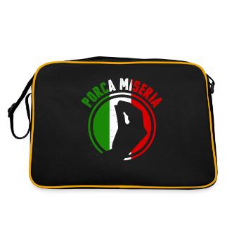 Italie Sicilia - Sac Retro - noir/or - Dos