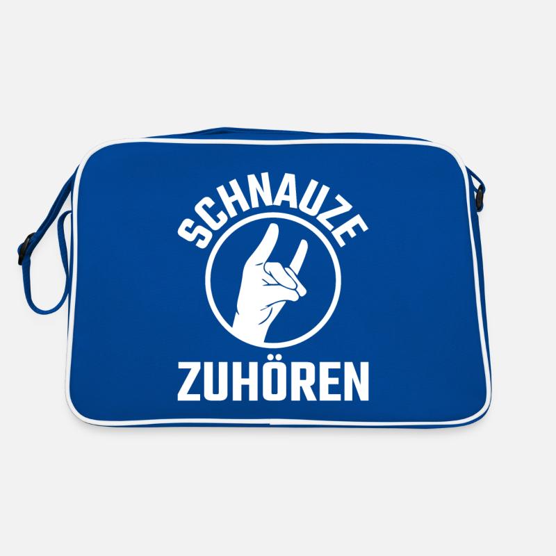 Schweigefuchs Lehrer Geschenk Retro Tasche