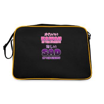 Yami Kawaii In The Streets Sad In The Sheets - Retro Bag - black/gold - Back
