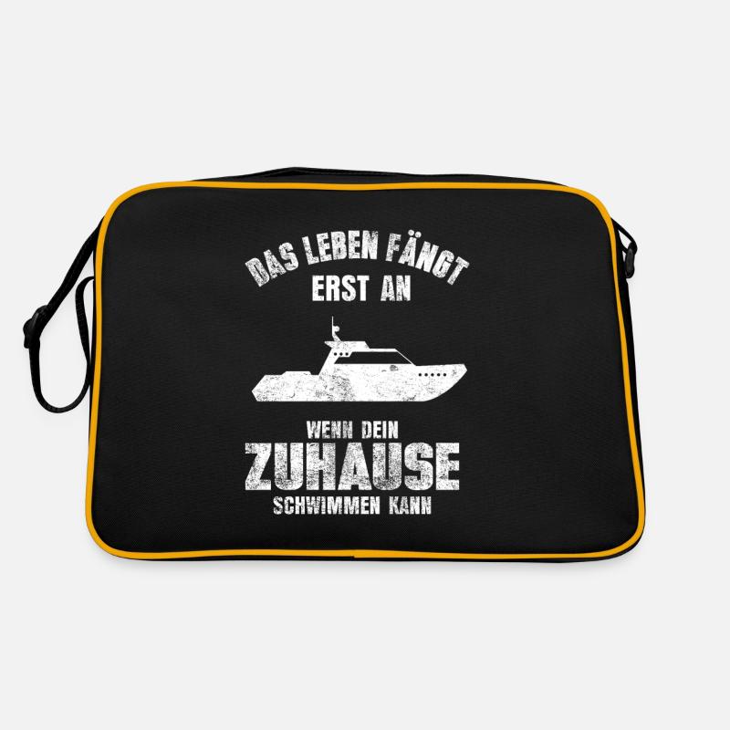 Boot Yacht Retro Tasche