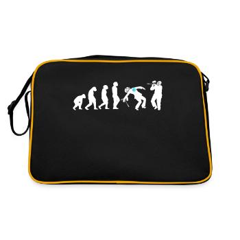 Evolution paintball airsoft airsoft team players - Retro Bag - black/gold - Back