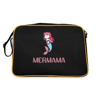Sirène sirène mère sirène d'eau - Sac Retro - noir/or - Dos