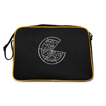 Partenaire pizza look couple couple - Sac Retro - noir/or - Dos