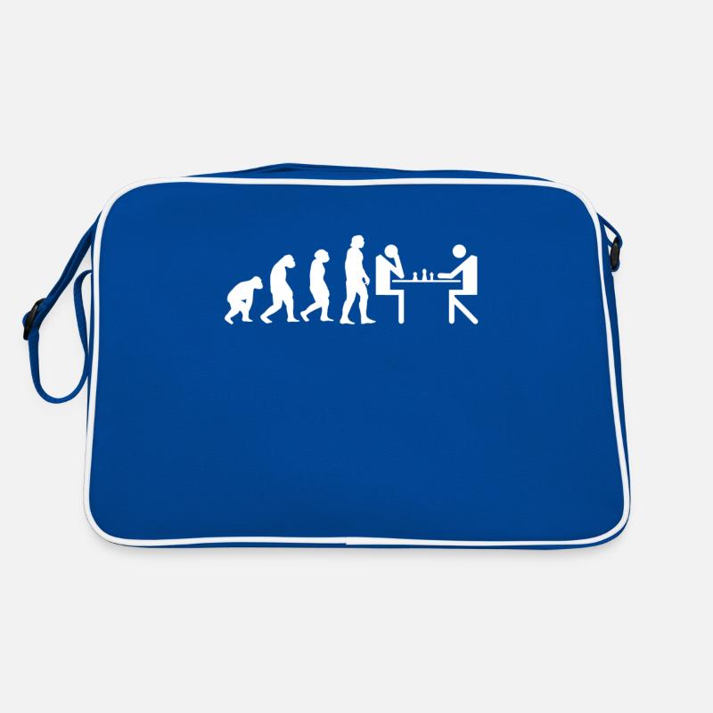 Evolution chess chessboard chess piece Retro Bag