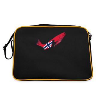Pêcheur pêcheur pêcheur norvège pêcheur - Sac Retro - noir/or - Dos