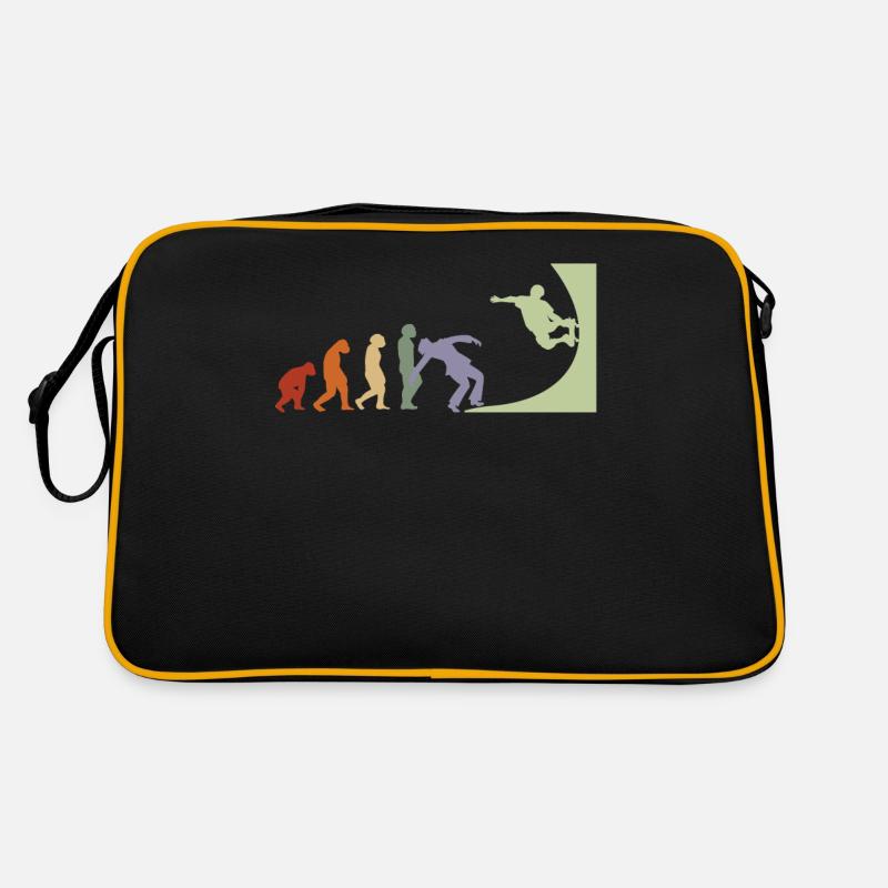 Evolution Skater Skateboard Skate skaten halfpipe Retro Tasche