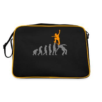 EVOLUTION Skate skate skate skate skate freestyle - Sac Retro - noir/or - Dos