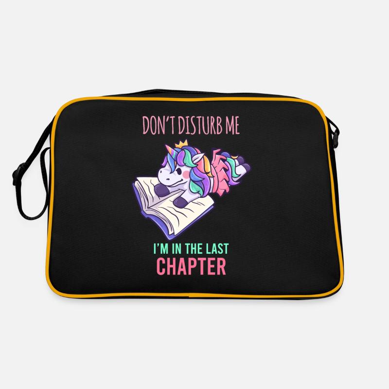 Einhorn One More Chapter Buch Geschenk Retro Tasche
