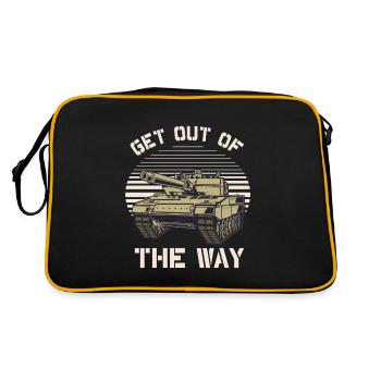 sortir de la conception du réservoir - Sac Retro - noir/or - Dos