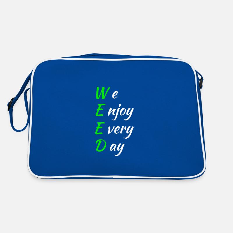 Weed Spruch Retro Tasche