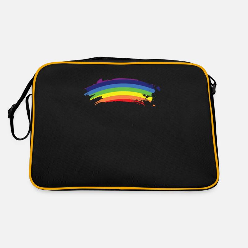Scratched rainbow Retro Bag
