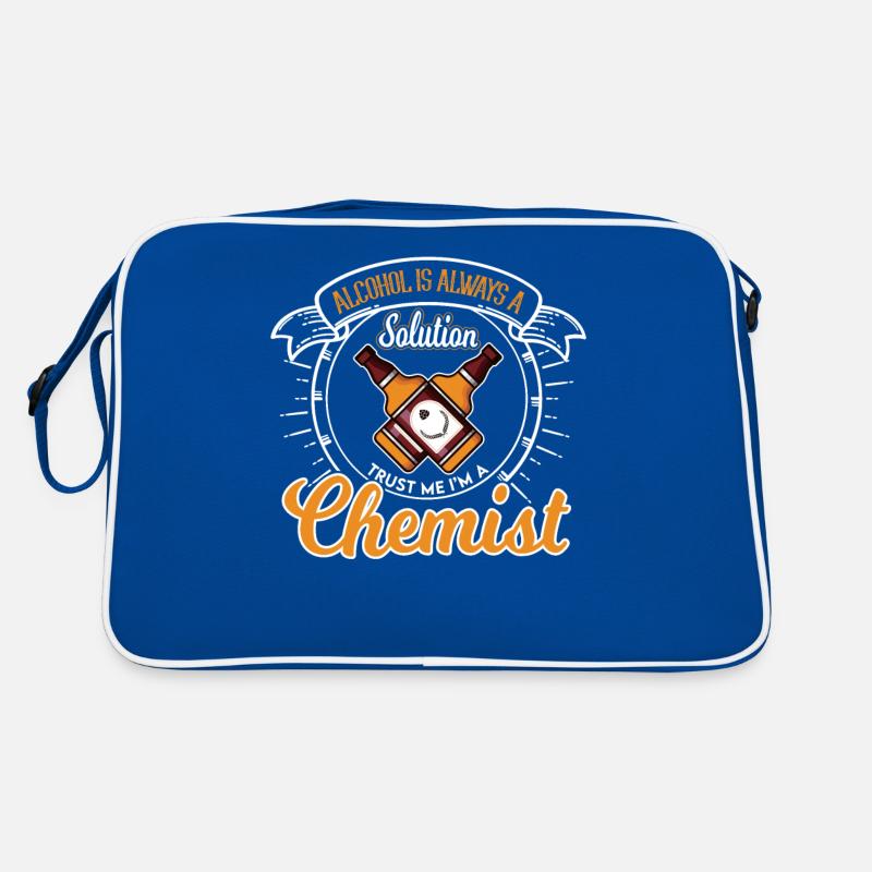 Chemist alcohol solution saying Retro Bag
