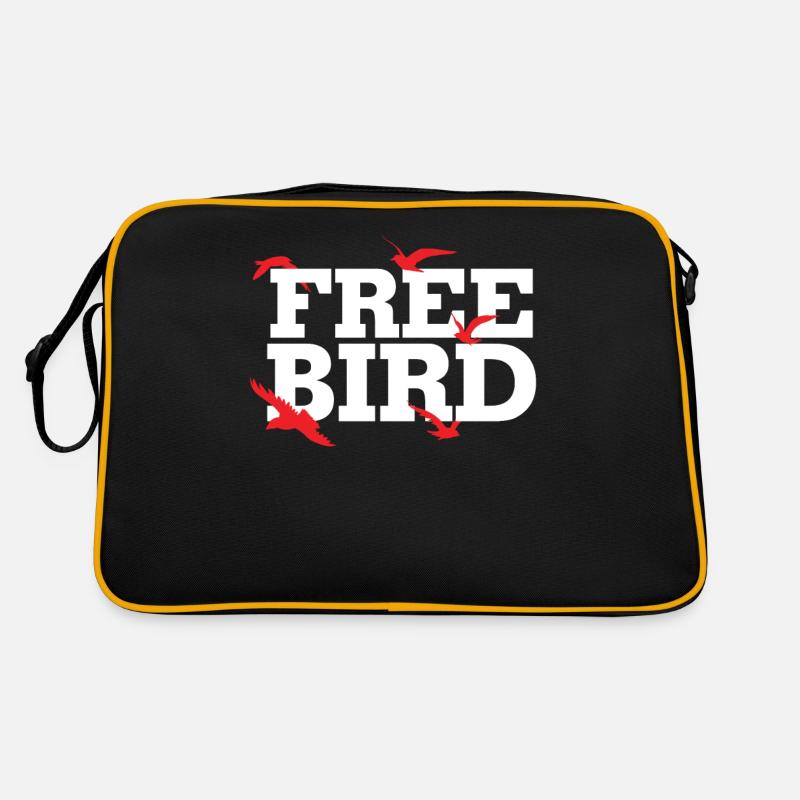 Oiseau libre Illustration Sac Retro
