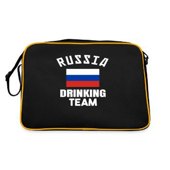 Russie Équipe Russie URSS Russe Russes Russes - Sac Retro - noir/or - Dos
