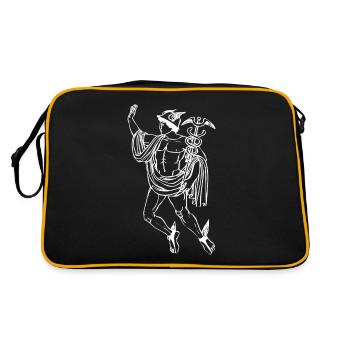 HERMÈS - Sac Retro - noir/or - Dos