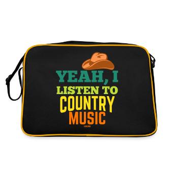 Countrymusik Western America Linedance - Sac Retro - noir/or - Dos