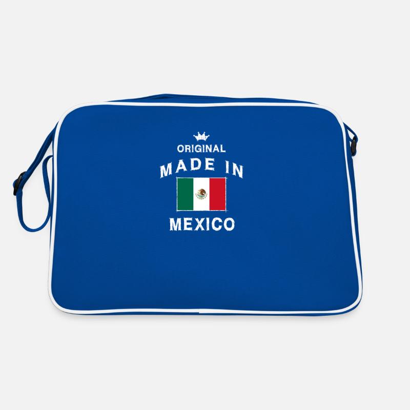 Fabriqué au Mexique drapeau drapeau naissance Sac Retro