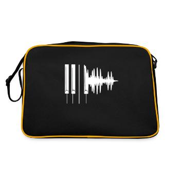 Clavier - Sac Retro - noir/or - Dos