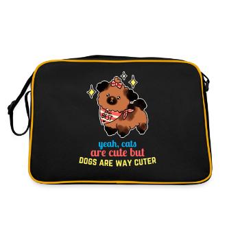 I Think I´ve Had Enough Beer Bier - Retro Tasche - Schwarz/Gold - Hinten