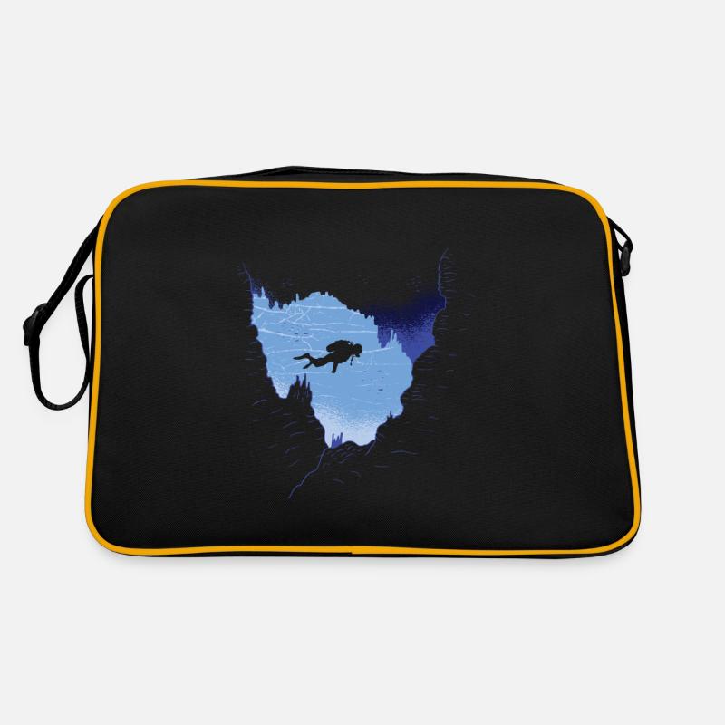 Diver diver diving gift Retro Bag