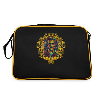 Edgar Allan Poe Vintage - Sac Retro - noir/or - Dos