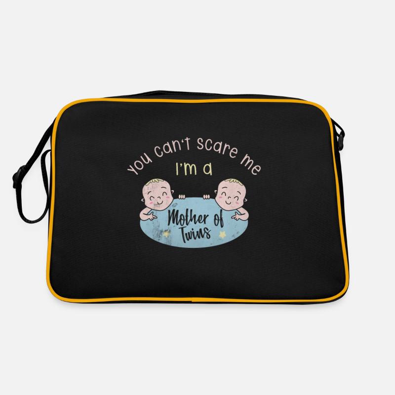 Zwillinge Retro Tasche