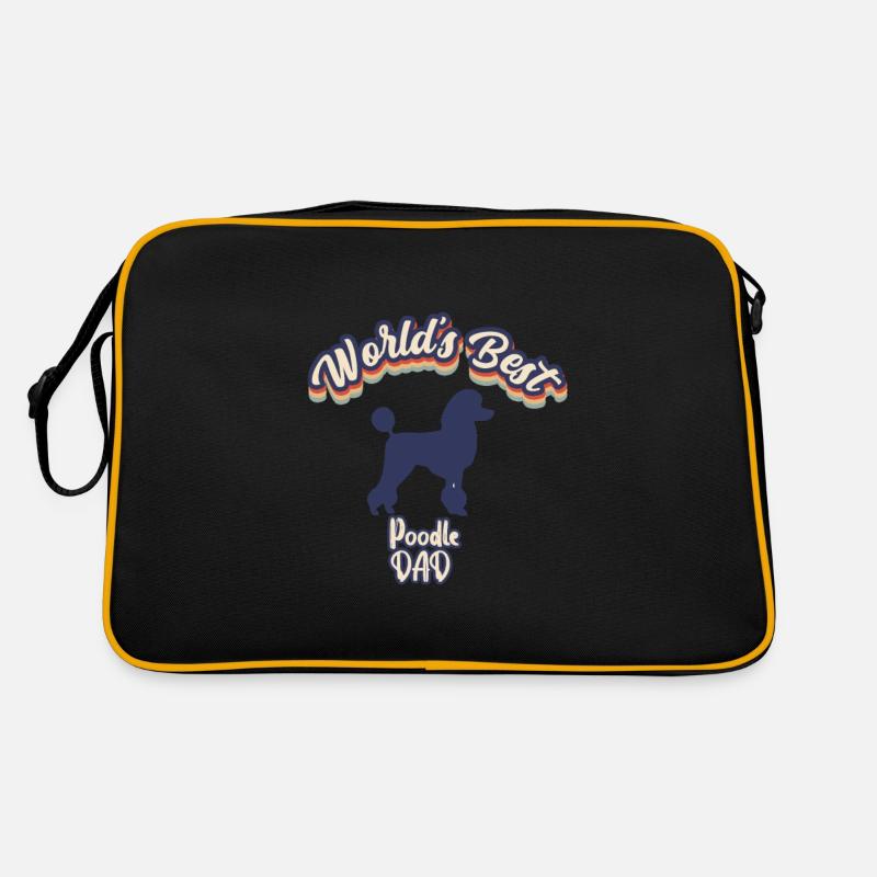 Worlds Best Poodle DAD Sac Retro