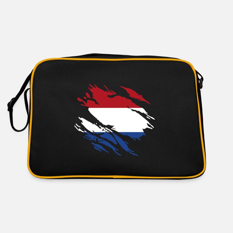 Netherlands Flag Retro Bag