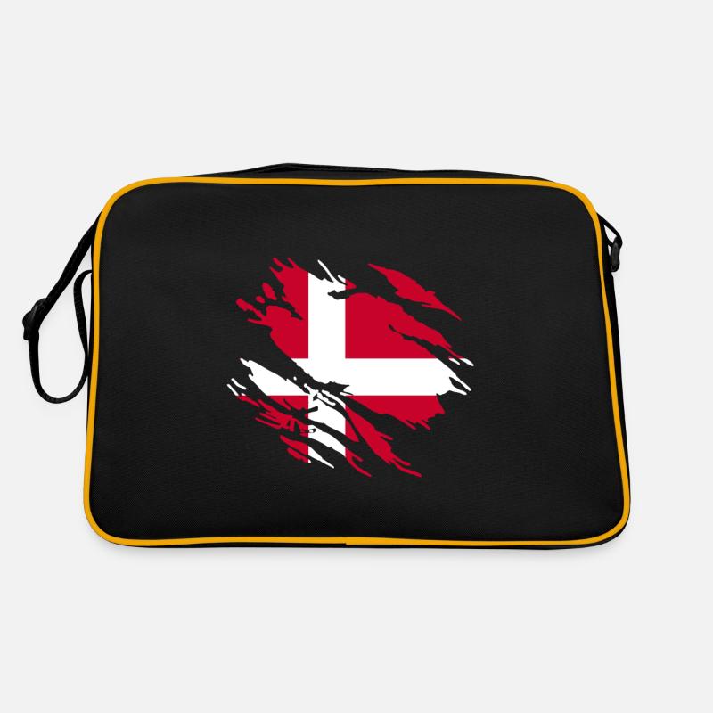 Denmark Flag Retro Bag