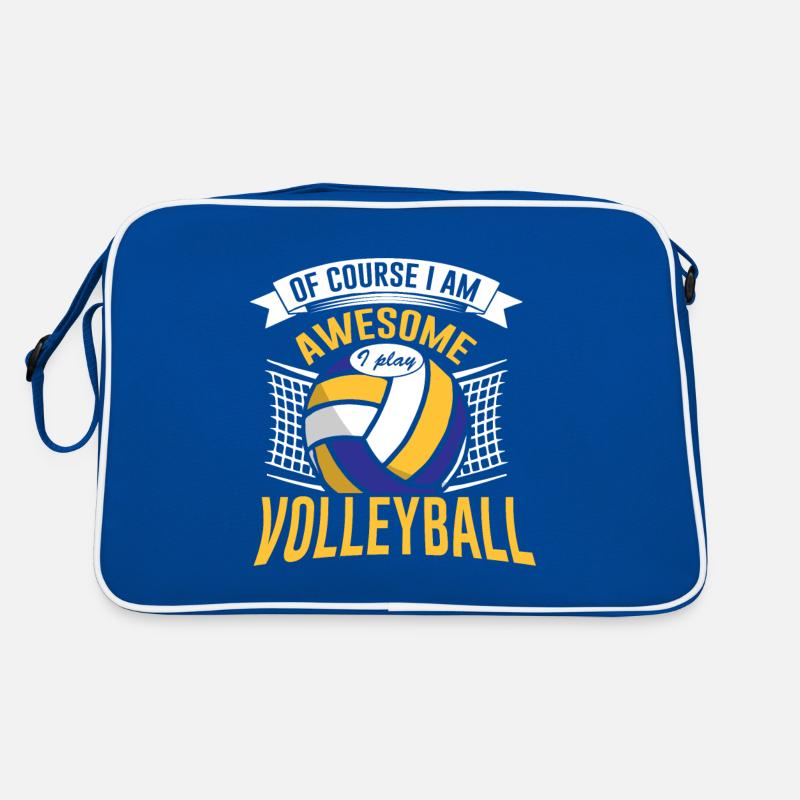 Filet de l'équipe de volleyball de plage de volleyball Sac Retro