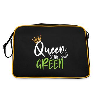 Golfeur golfeur jouant au golf - Sac Retro - noir/or - Dos