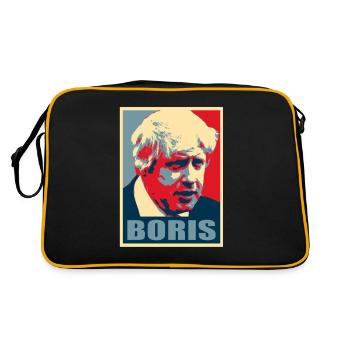 Boris Johnson Prime Minister of UK - Boris Johnson - Retro Bag - black/gold - Back