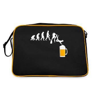 Plongeur Evolution bière Plongée Plongée Profonde Alcool - Sac Retro - noir/or - Dos