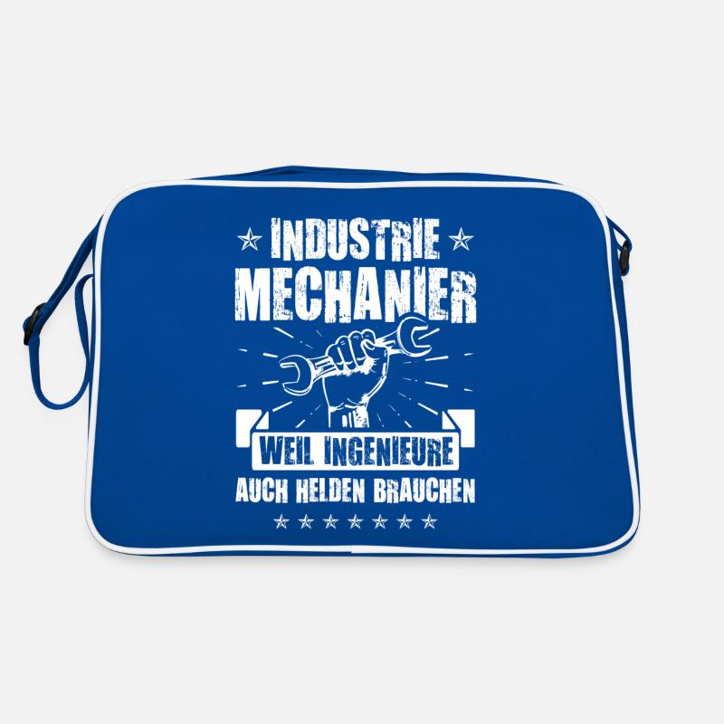 Industriemechaniker Spruch Geschenk Retro Tasche