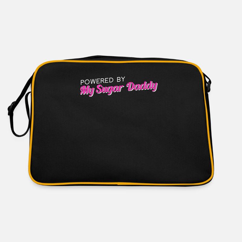 Powered By My Sugar Daddy BDSM DDLG Gift Retro Bag
