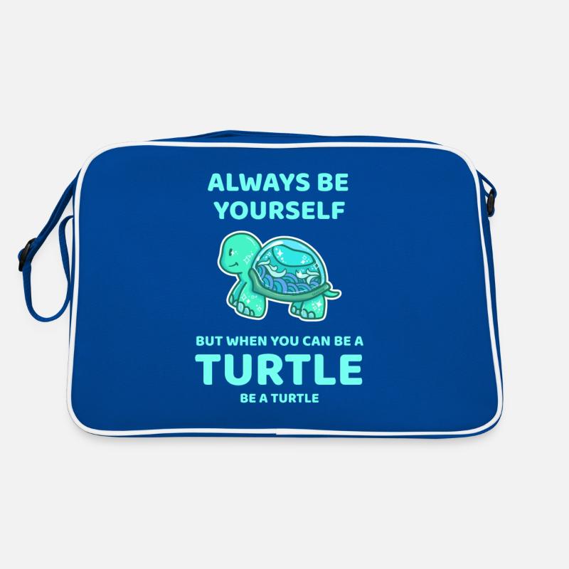 Always Be Yourself turtle gift Retro Bag