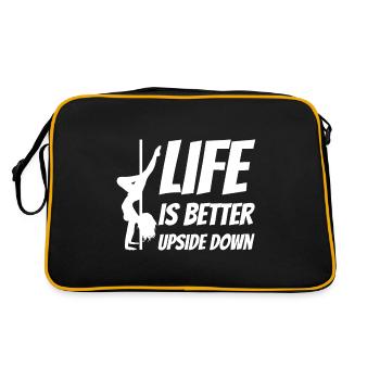 pole dance fitness pole dance fitness cadeau - Sac Retro - noir/or - Dos