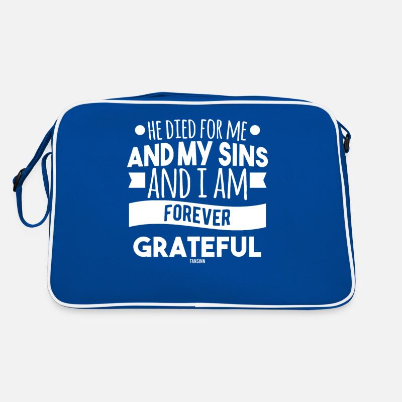 katholischer spruch jesus christus Retro Tasche