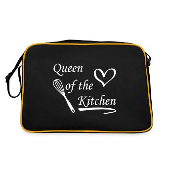 Queen of the Kitchen - Retro Bag - black/gold - Back