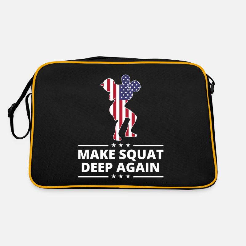 Squats Squats - Retro Bag - black/gold