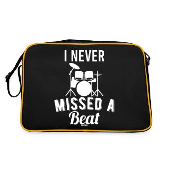 Les musiciens font tambouriner les tambours - Sac Retro - noir/or - Dos