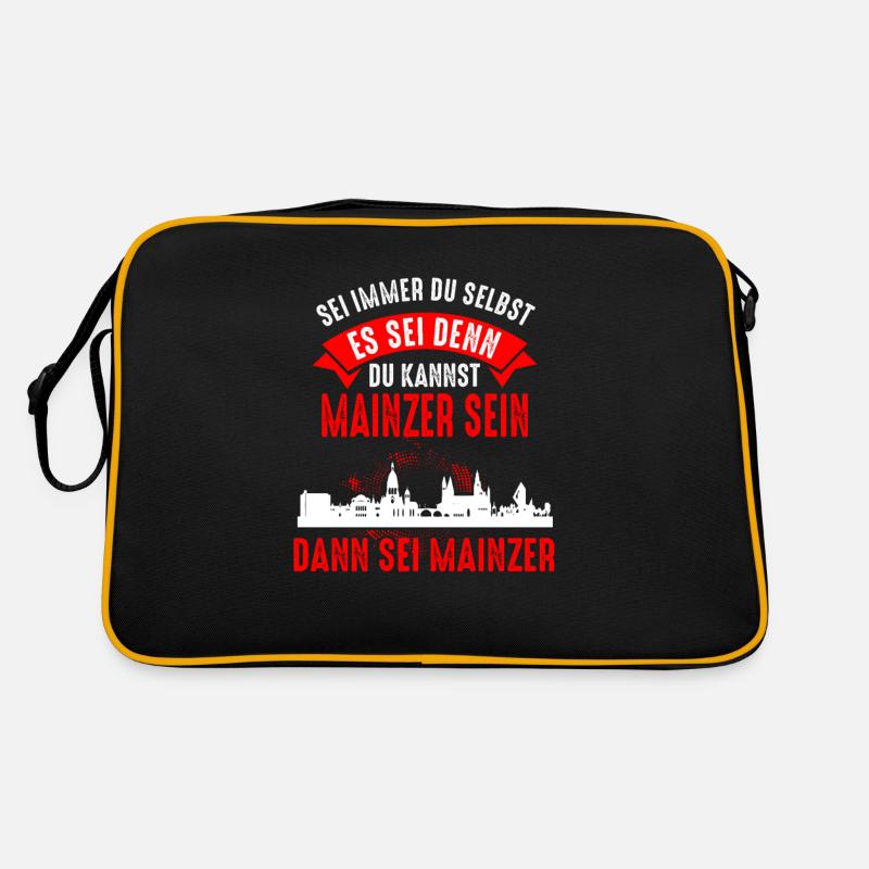 Mainz Skyline Mainzer Geschenk Retro Tasche