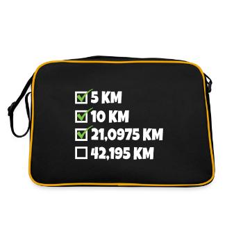 Marathon marathon jogging coureur cadeau - Sac Retro - noir/or - Dos