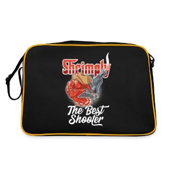 Garnelen Der beste Garnelenschütze Garnelenliebhab - Sac Retro - noir/or - Dos