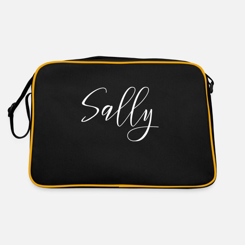 Sally Sali Hoi Name oder Grußformel aus Alemannia Retro Tasche