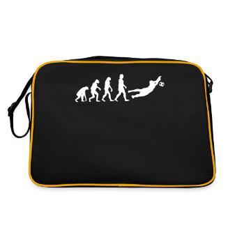 Goalkeeper evolution goalkeeper footballer football club - Retro Bag - black/gold - Back