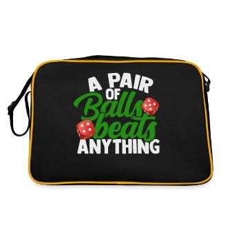 poker - Retro Bag - black/gold - Back