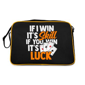 poker - Sac Retro - noir/or - Dos