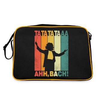 Symphonie de Beethoven Ta Ta Ta Taaa, ahh Bach - Sac Retro - noir/or - Dos